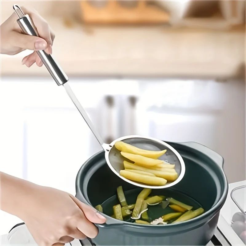 Stainless Steel Fat Skimmer Strainer Spoon
