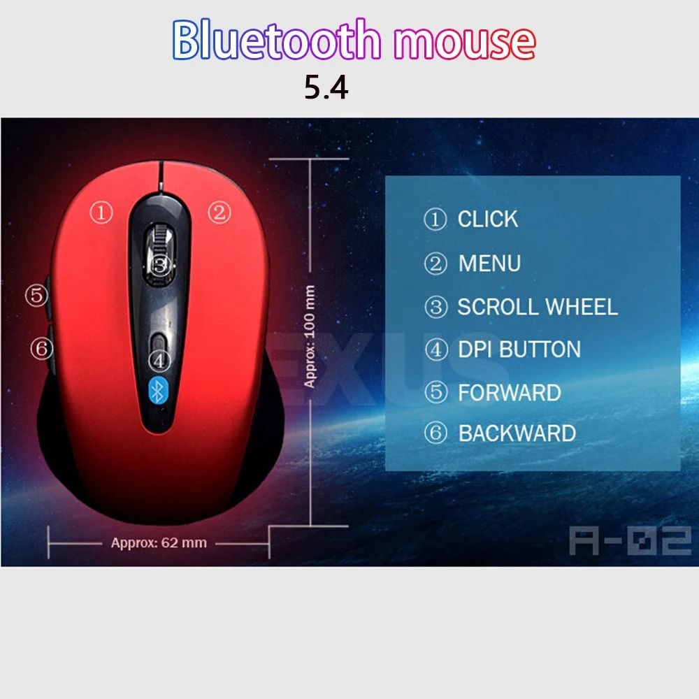 Slim Bluetooth 5.4 Wireless Mouse