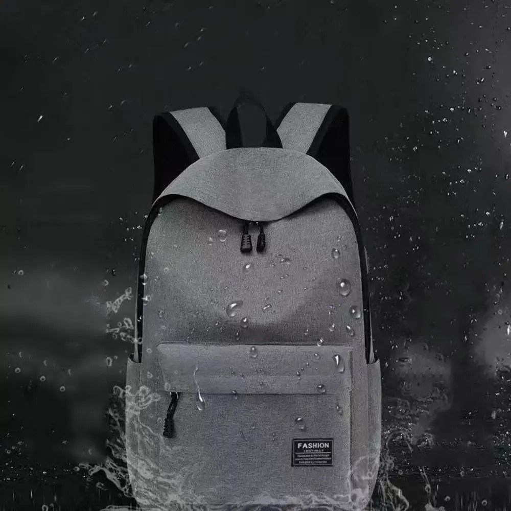Large Capacity Minimalist Preppy Backpack Travel Laptop Bag for Men