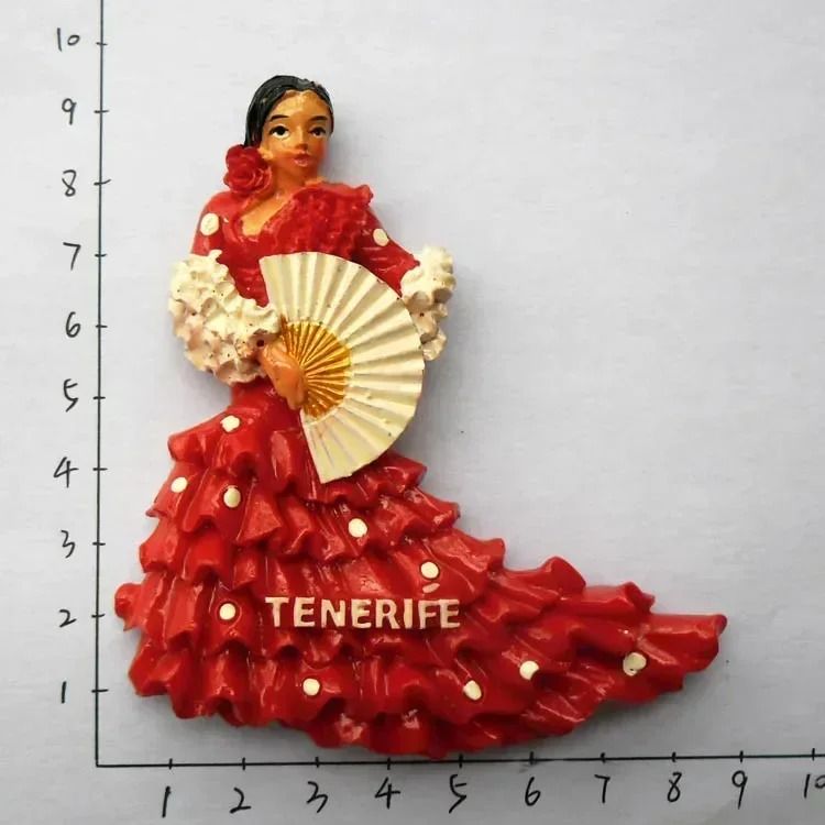 Traveler Narrative Sculpture – High-Definition Tenerife Architectural Magnet