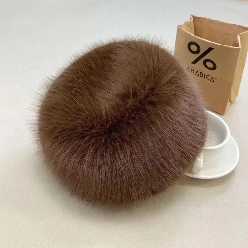 Luxury Faux Mink Thermal Fishermans Hat