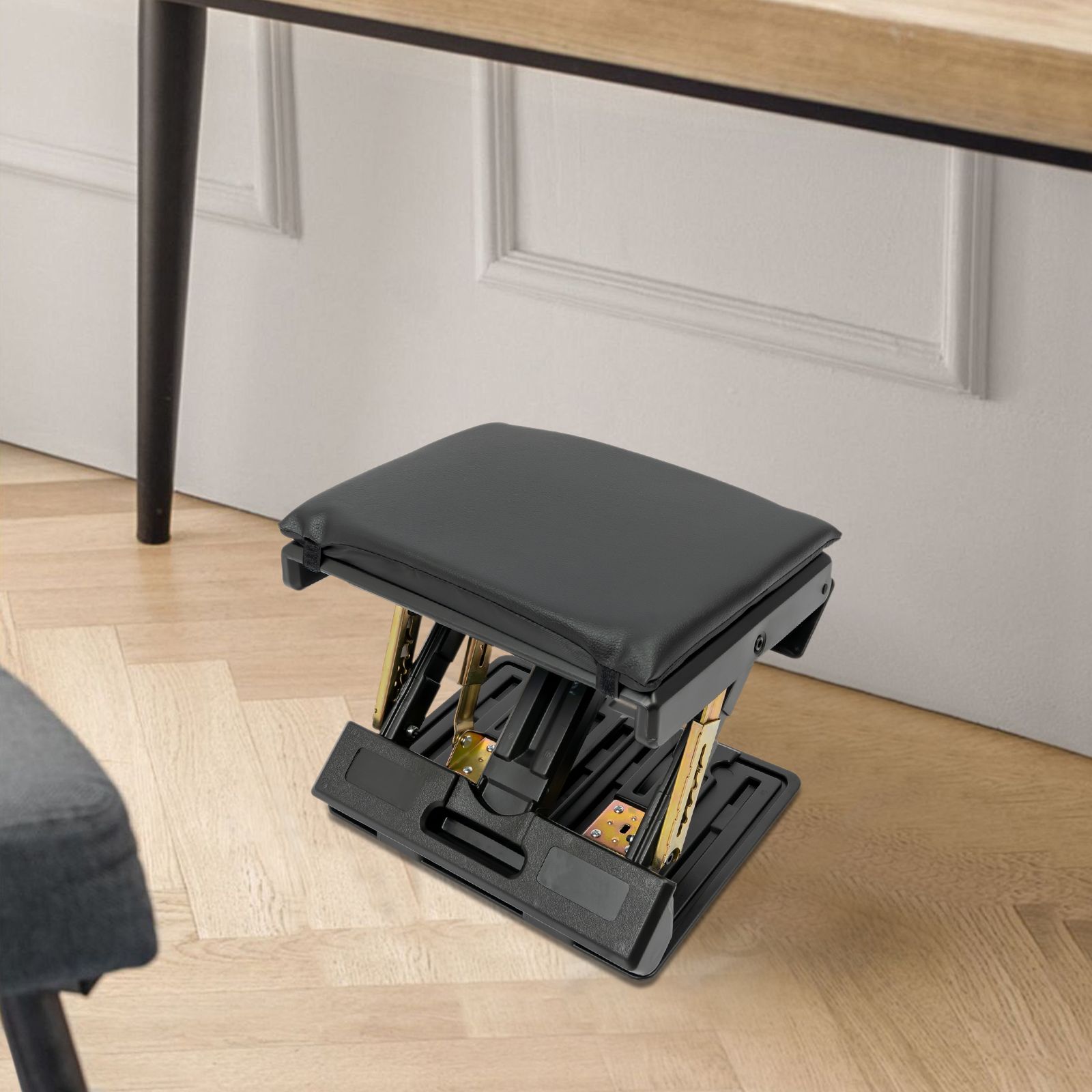 Portable Ergonomic Footstool, Adjustable Height for Office, Home & Travel
