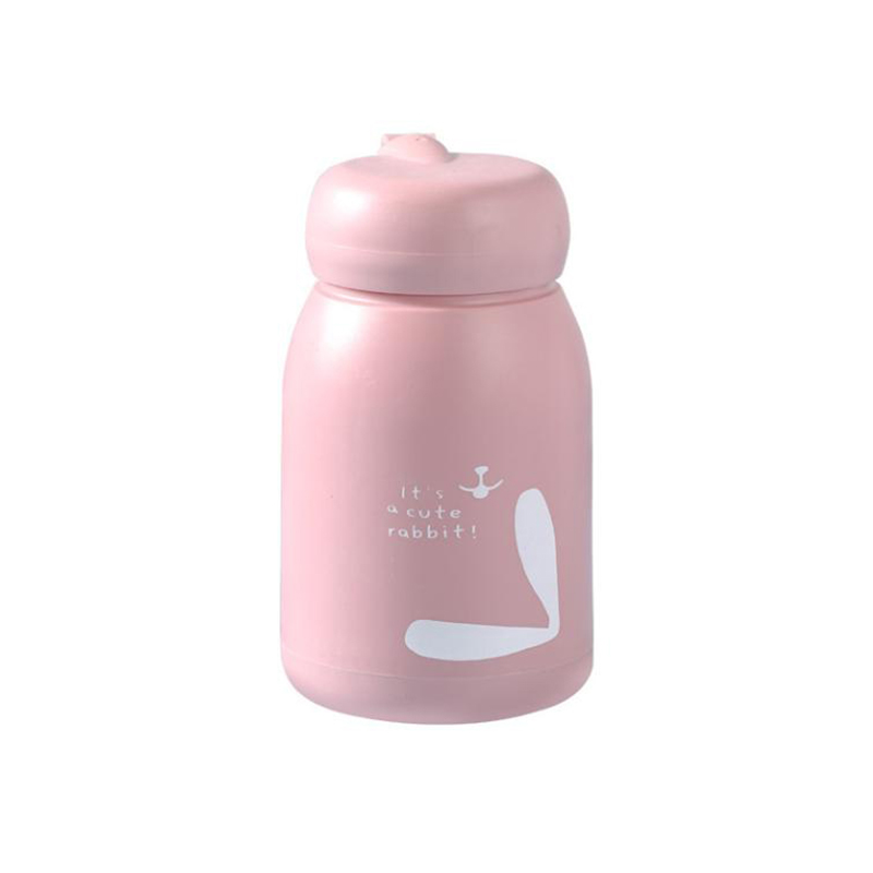 Cute Mini Thermos Bottle Stainless Steel Smart Temperature Water Bottle for Kids Girls