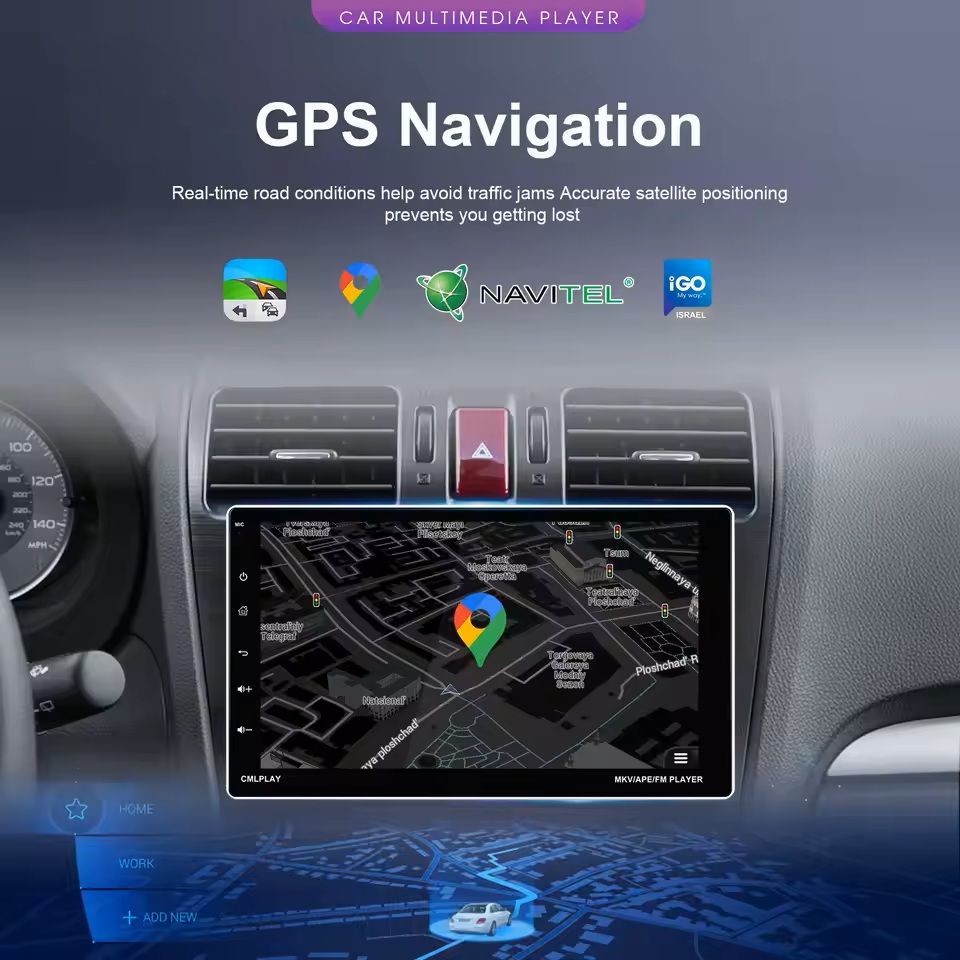 9-Inch Android Car Multimedia Player with CarPlay and Bluetooth
