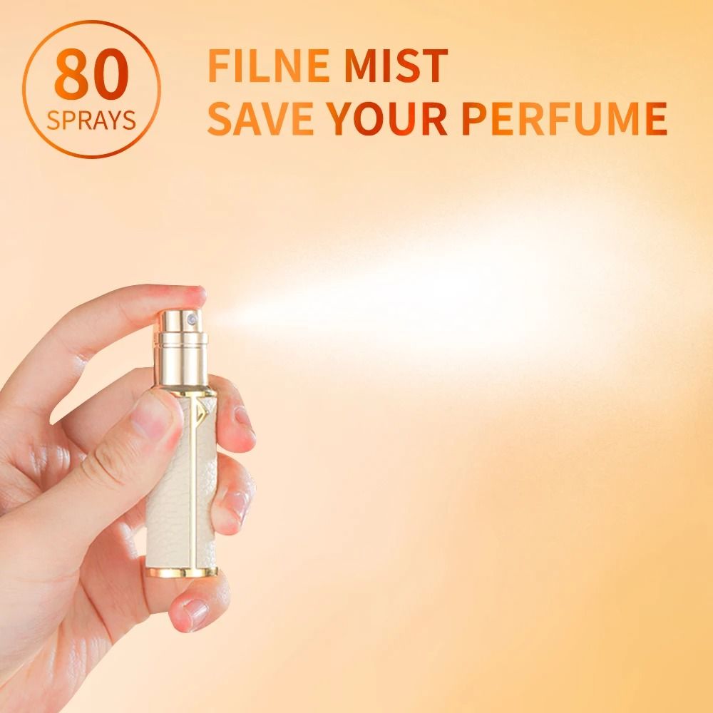 5ml PU Leather Mini Perfume Atomizer Spray Bottle