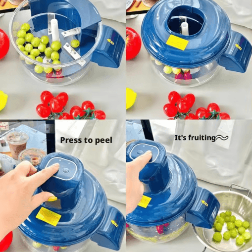 Smart Electric Grape and Garlic Peeling Machine Automatic Small Fruit Skin Remover Tool