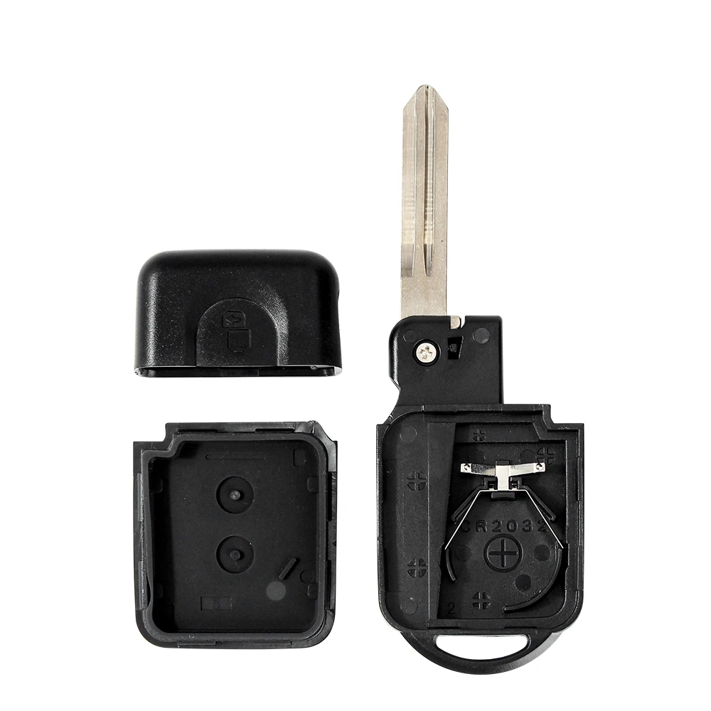 Remote Car Key Shell for Nissan Micra Xtrail Qashqai Juke  Uncut Blade Replacement