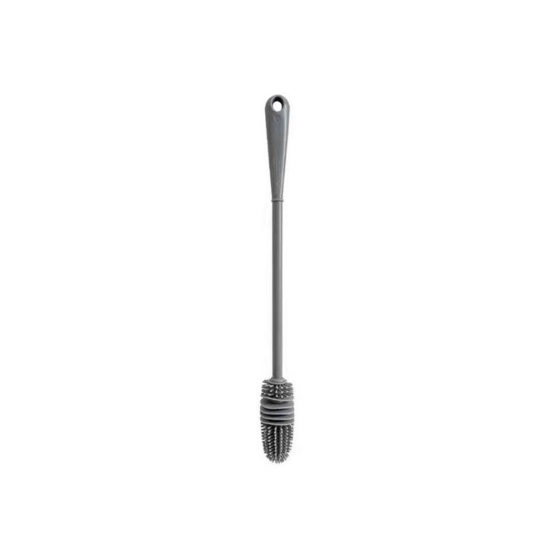 Silicone Drink Bottle Glass Cup Cleaning Brush, Long Handle Scrubber, Kitchen Cleaning Tool