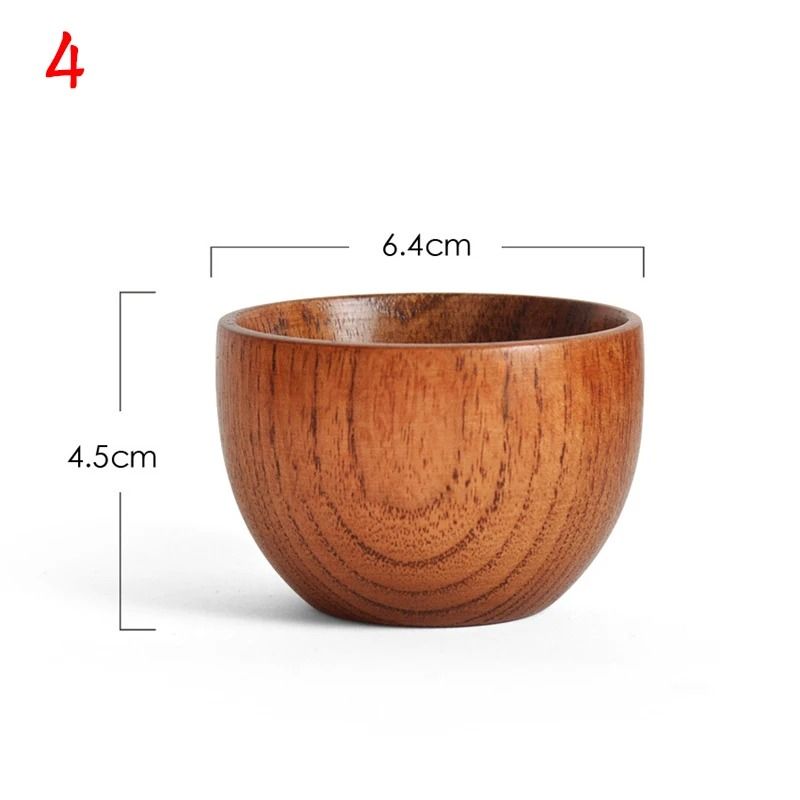 Wooden Big Belly Cup Handmade from Natural Spruce