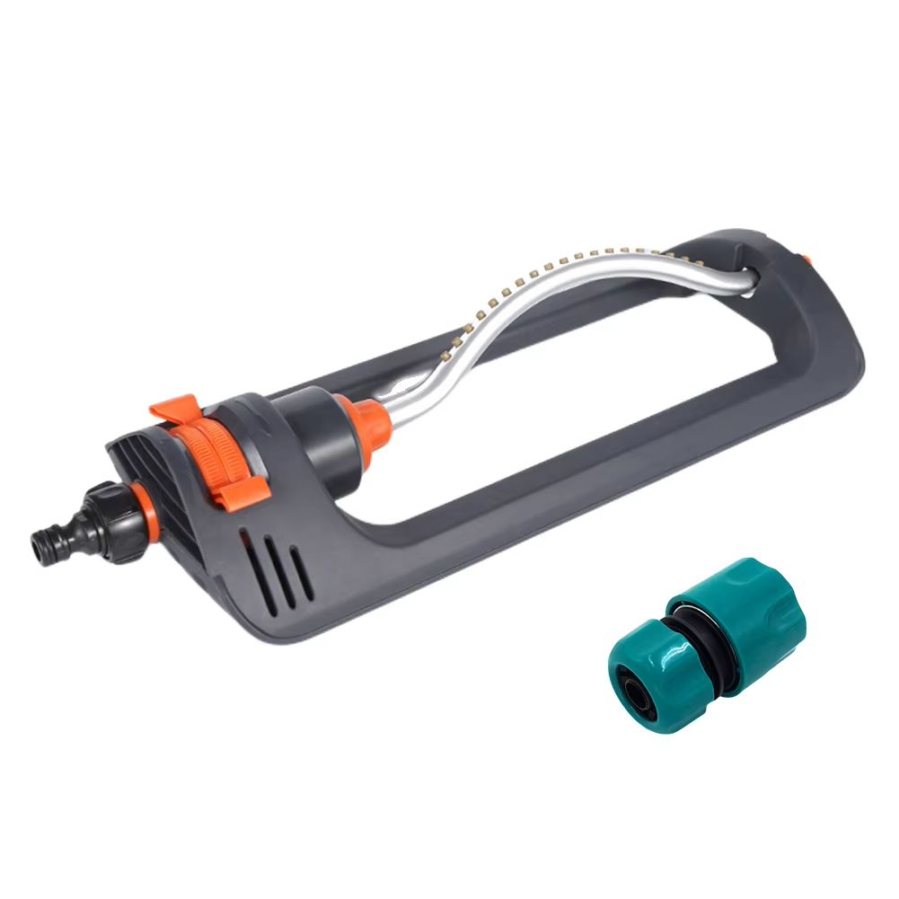 Oscillating Swing Sprinkler – Rustproof Automatic Lawn Irrigation with 4 Spray Modes