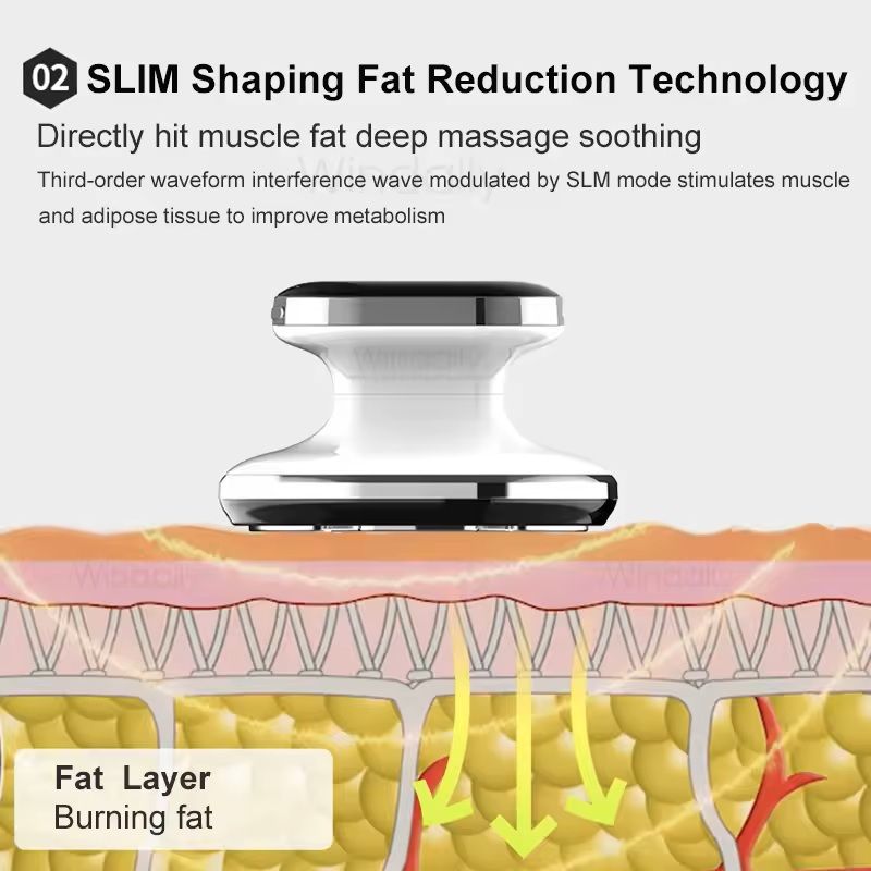 EMS RF Body Slimming Machine with LED Light Therapy and Cellulite Massage