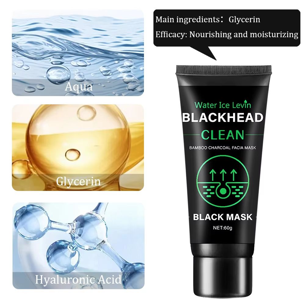 Bamboo Charcoal Deep Cleansing Face Mask – Blackhead Removal & Exfoliating Treatment