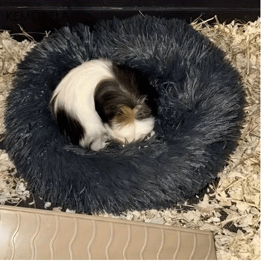Ultra Soft Plush Small Pet Nest Cozy Warm Hamster Sleeping Bed with Non Slip Base