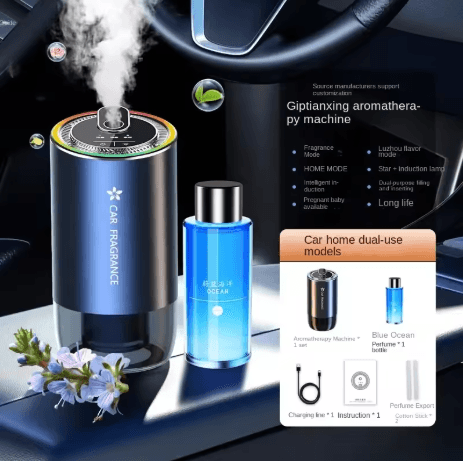 Car Perfume Air Freshener USB Rechargeable Essential Oil Aromatherapy Diffuser