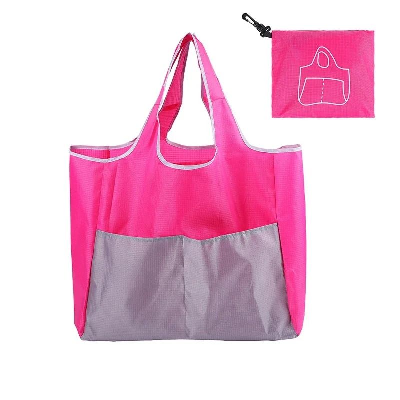 Large Capacity Reusable Grocery Shopping Bag Eco Friendly Folding Tote