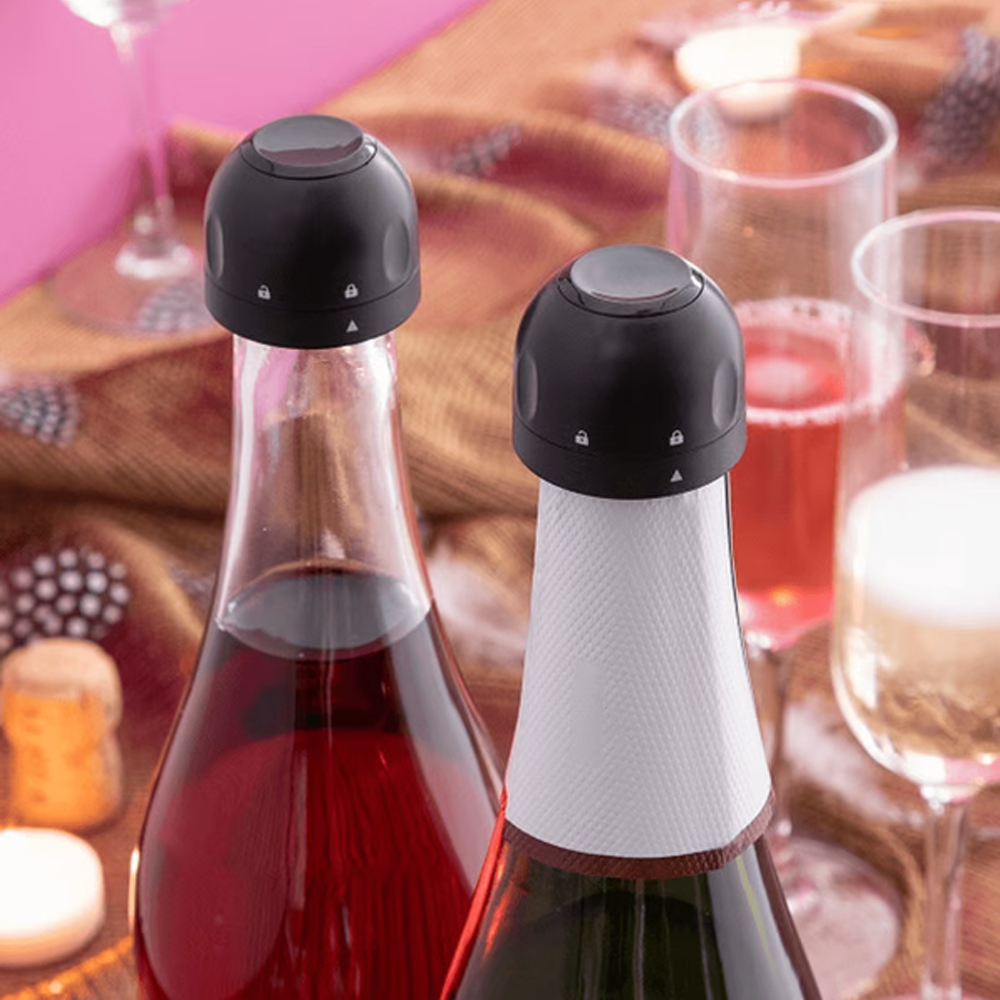 Silicone Sealed Wine, Beer, Champagne Stopper