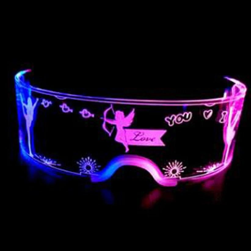 LED Light Up Glasses Luminous Party Sunglasses Costume