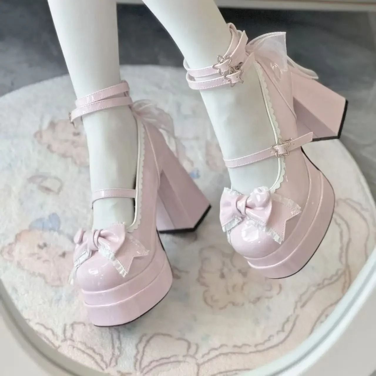 Night Club Platform Lolita High Heel Pumps Fashion Shallow Style
