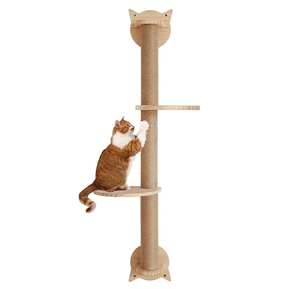 Wall Mounted Cat Tree with Hammock