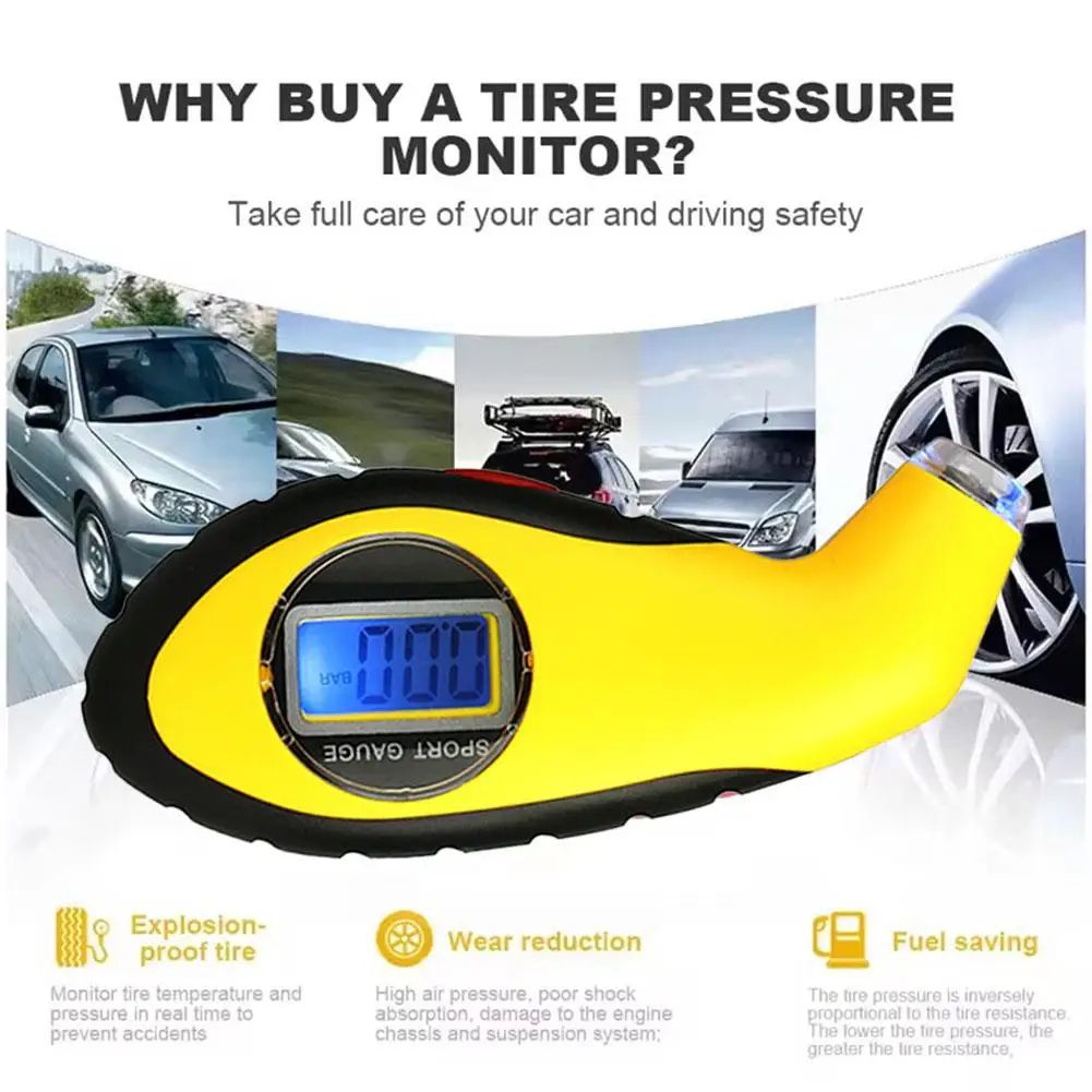 Digital Tire Pressure Gauge Meter