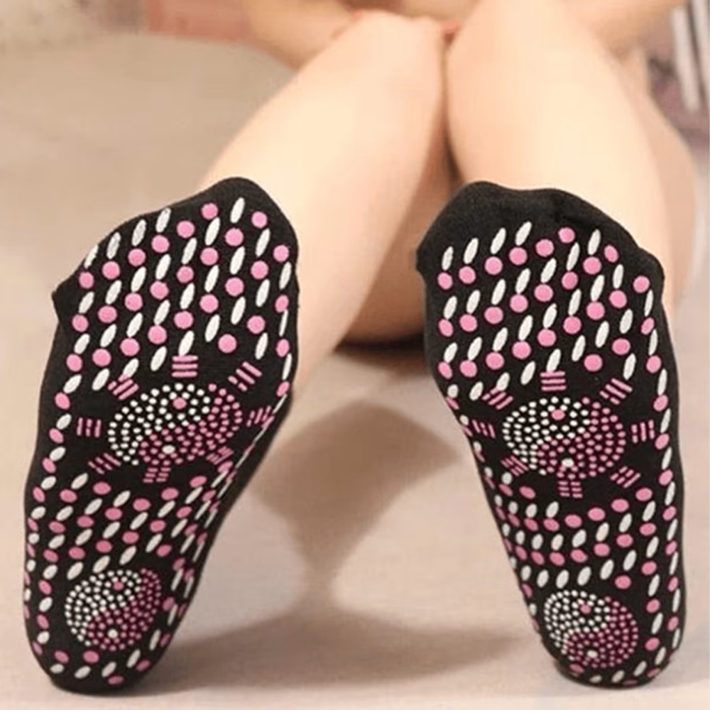 Tourmaline Thermal Circulation Self-Heating Shaping Socks