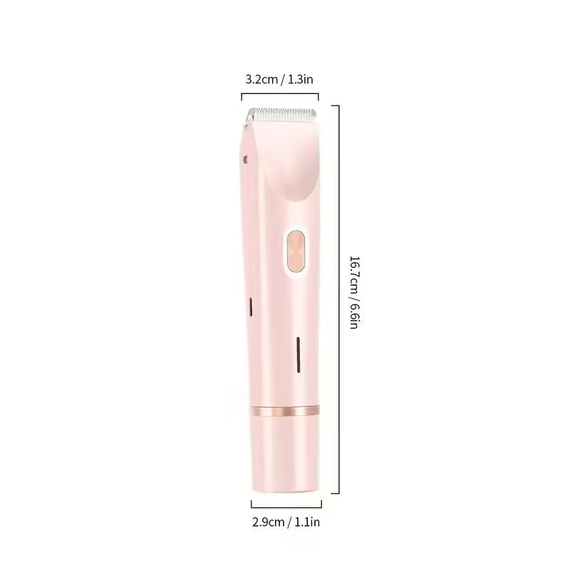 Women 2 in 1 Dual Head Electric Shaver and Trimmer