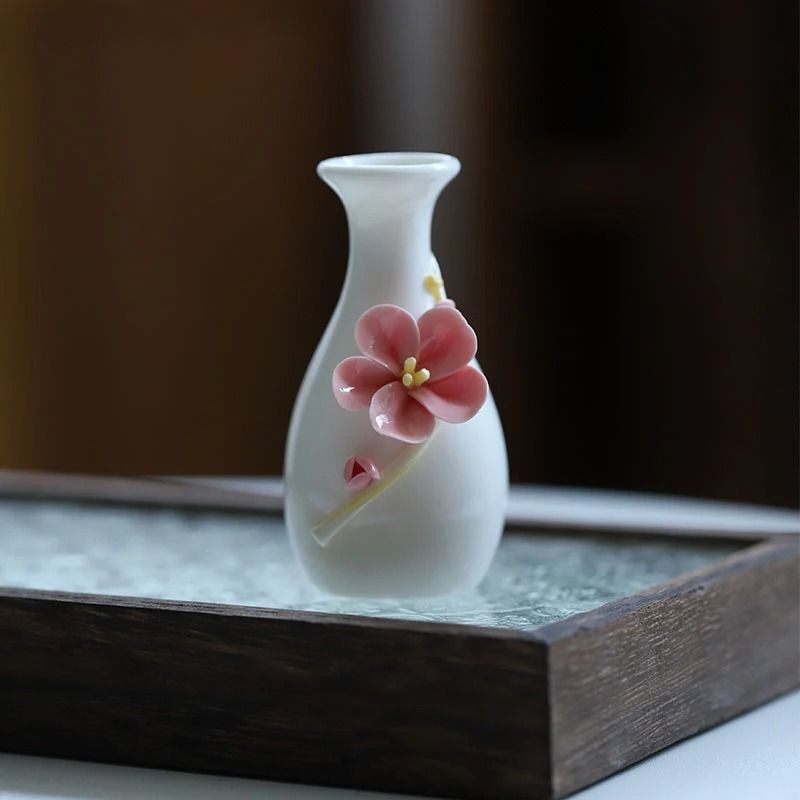 Ceramic Narrative Sculpture – High-Definition Chinese Retro Architectural Jar