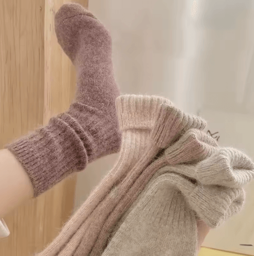 Womens Thermal Wool Socks – Thick Cashmere Warm Long Winter Socks