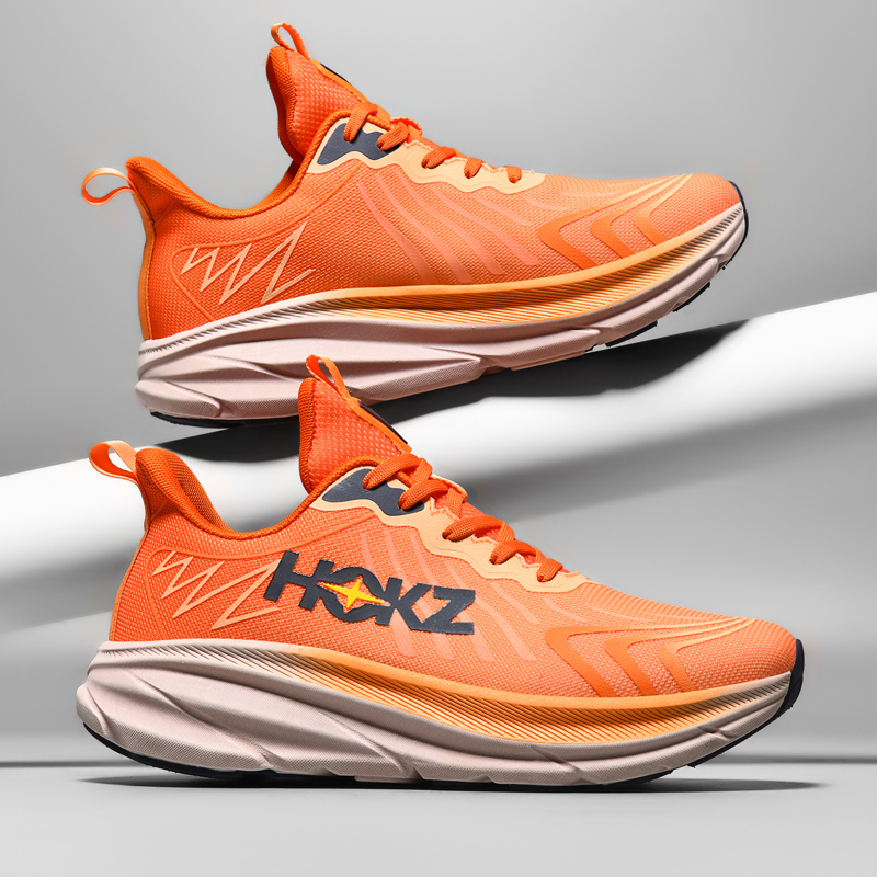 Men Breathable Running Shoes with Cushioning and Non-Slip Sole