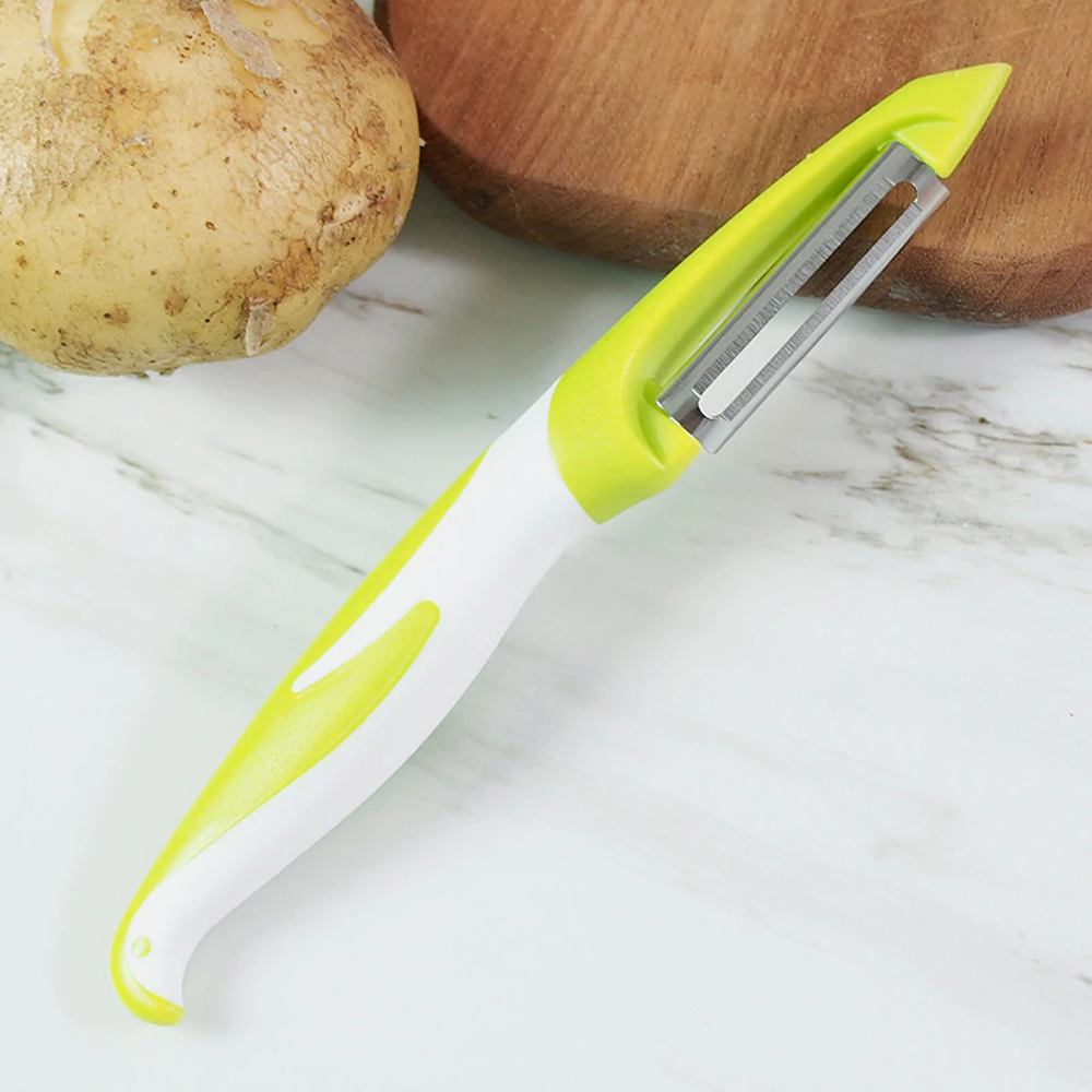 Stainless Steel Soft Fruit & Vegetable Skin Peeler