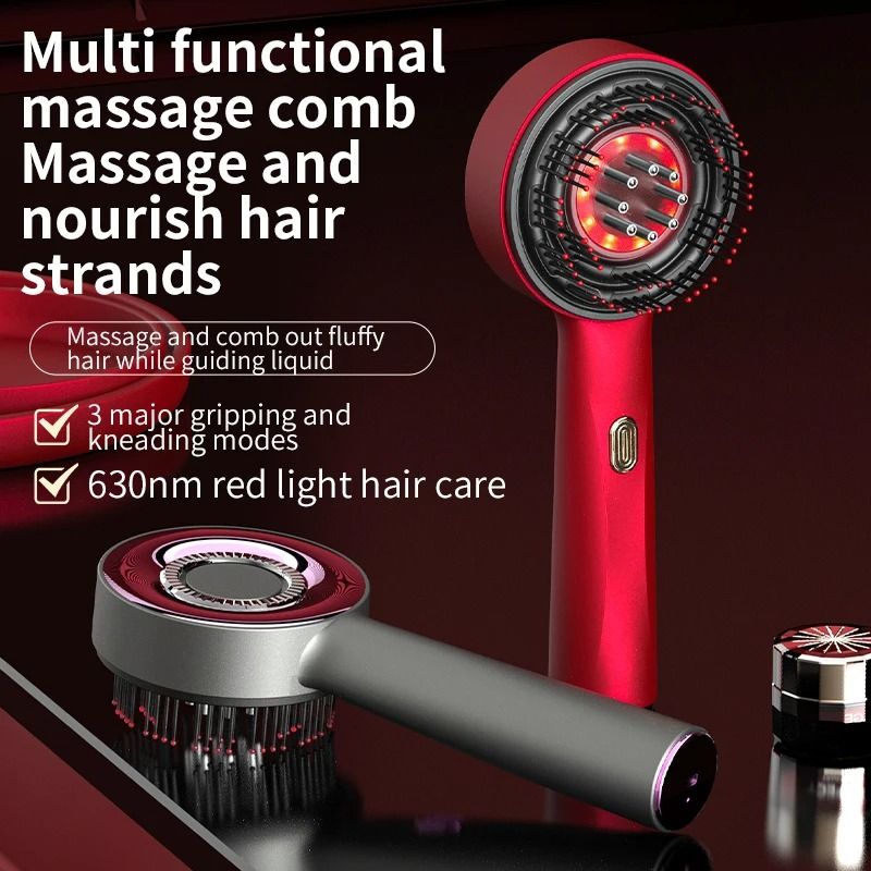 Electric Infrared Hair Regrowth & Scalp Massage Brush