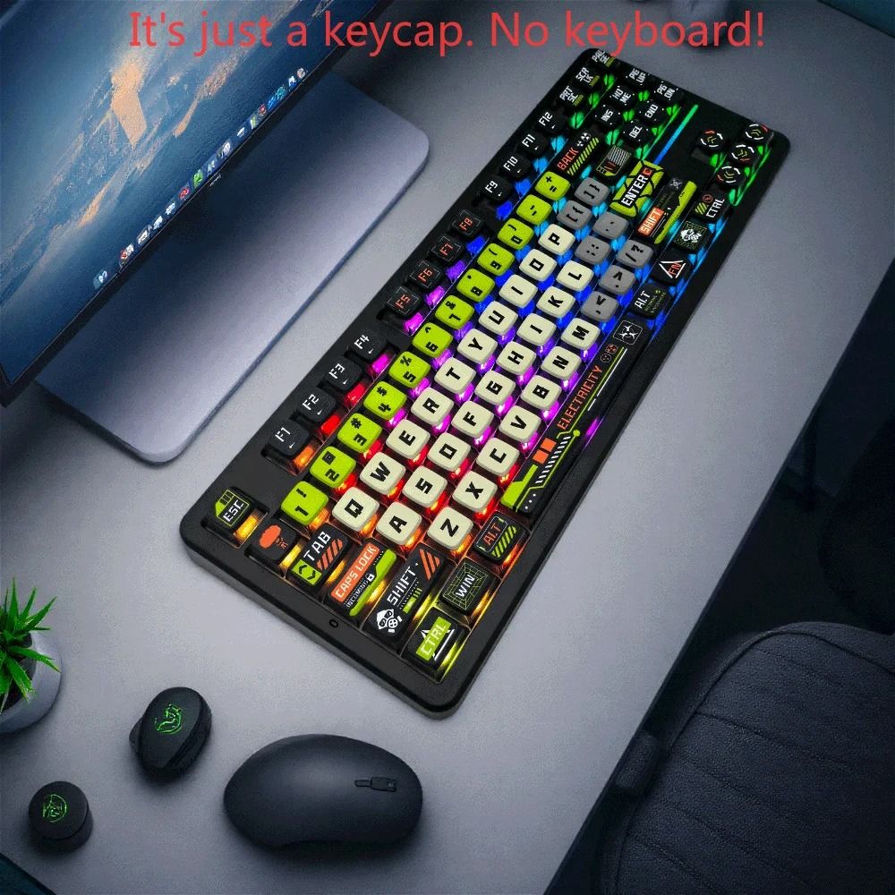 Translucent 125 Key Mechanical Keyboard Keycap Set