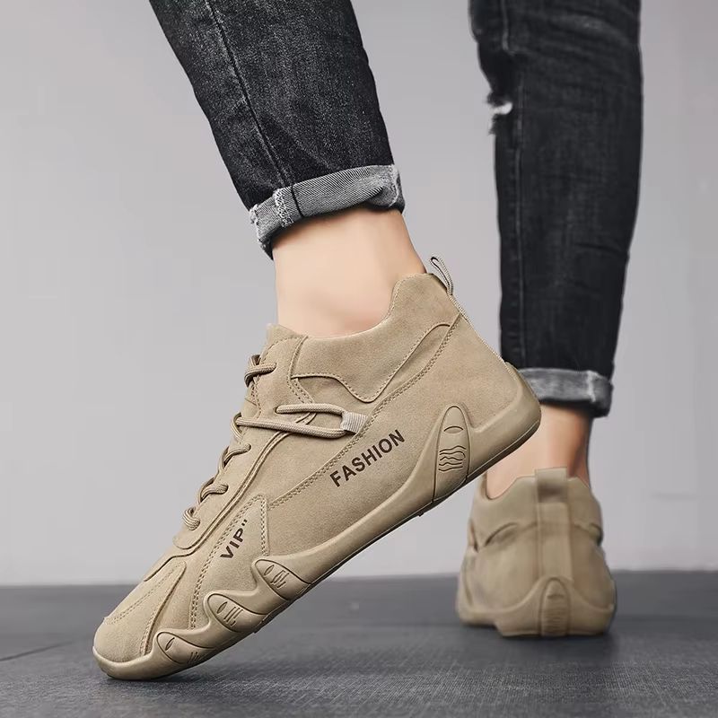 Men's Casual Non-Slip Ankle Boots 2025 Lace-Up Sneakers