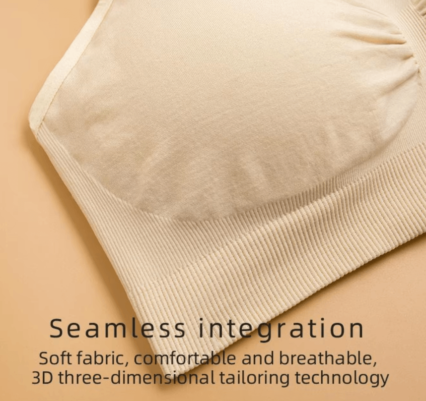 3pcs Maternity Nursing Bras Cotton Seamless Breathable Push Up Bra Set