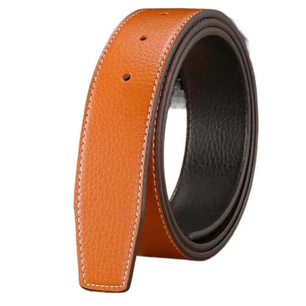 Genuine Leather Belt Gallery | High-Fidelity 3.7cm Luxury Strap & Professional No-Buckle Logic