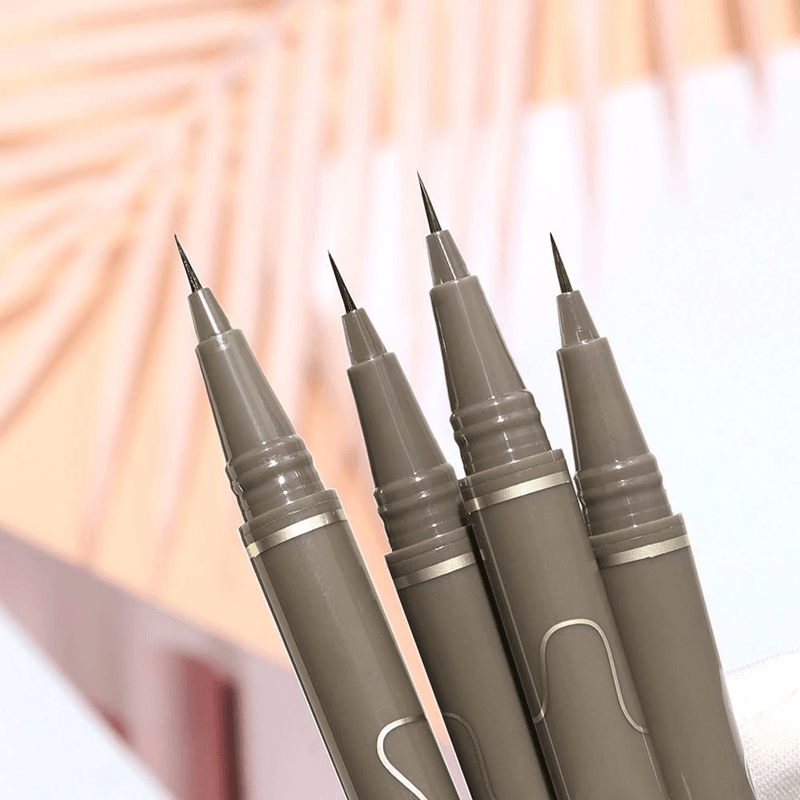 Slim Brown Liquid Eyeliner Waterproof Long Lasting Precision Pen