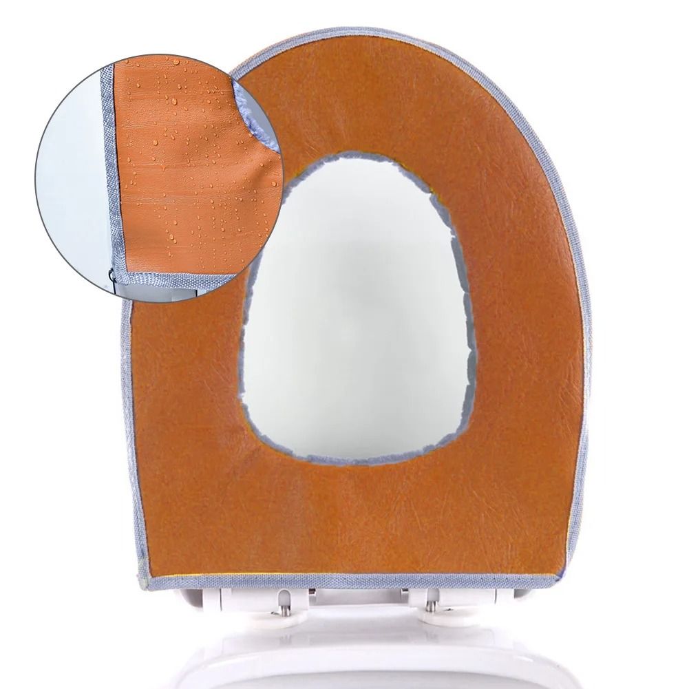 Plush Winter Toilet Seat Cover - Soft, Warm & Washable