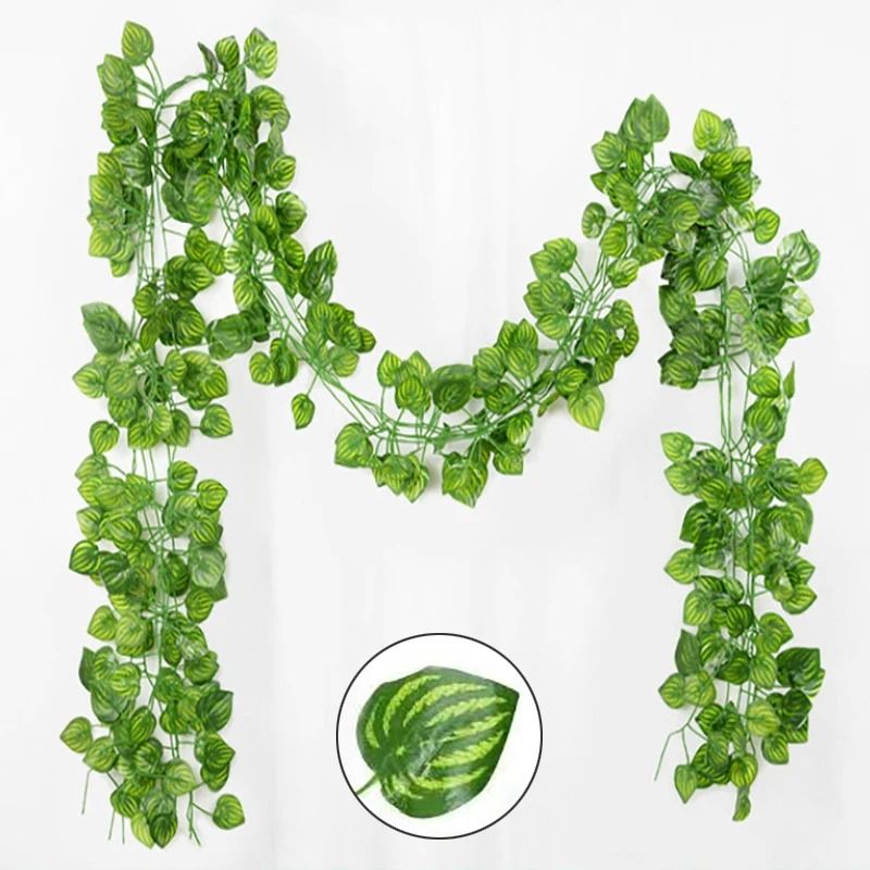 Artificial Ivy Garland Green Leaf Vine Hanging Plant Decor for Home and Events