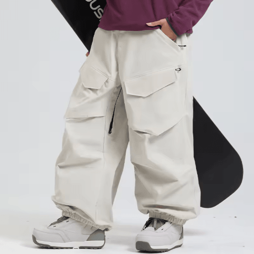 GSOU SNOW Ski Overalls Waterproof Thermal Snowboard Pants for Men & Women
