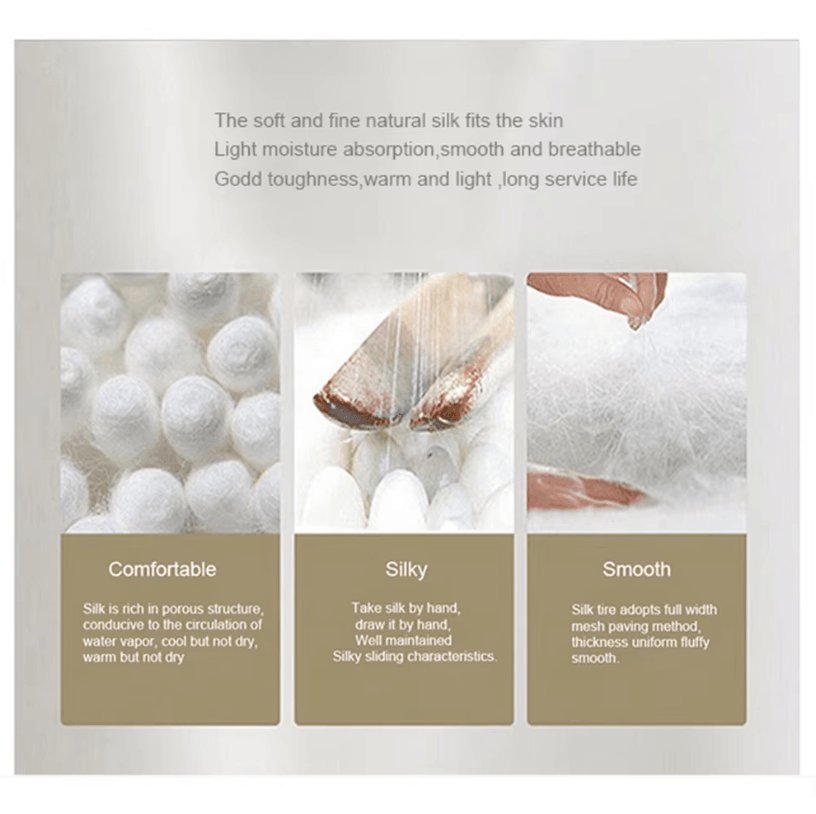 Liv-Esthete Noble 100% Silk Pillow (19x29 inch)– Premium King Rectangle for Sleep & Neck Support