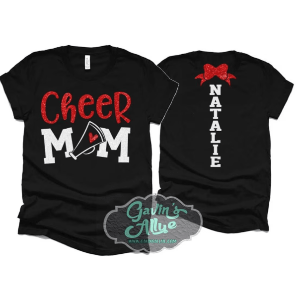 Glitter Cheer Mom Shirt – Cheer Spirit Tee