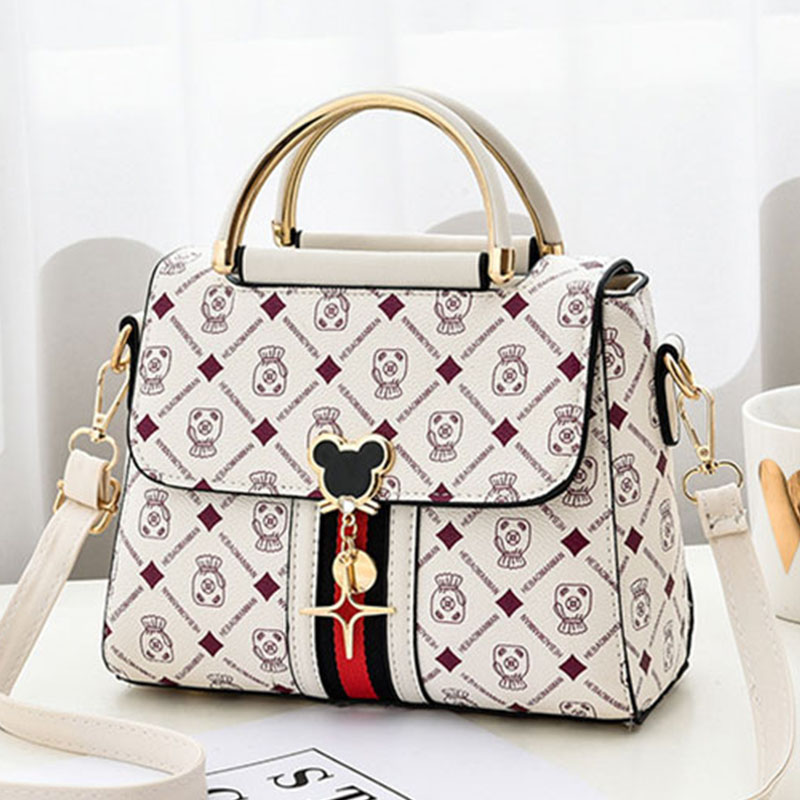 Tote Luxury Designer Handbag, Women Handbags Leather, New Shoulder Bag Women, Printed Monogram Single Shoulder Bag