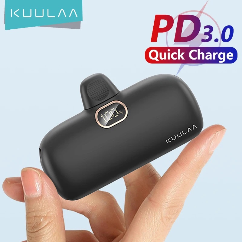 Compact Mini Power Bank Fast Charging Portable Charger External Battery Pack