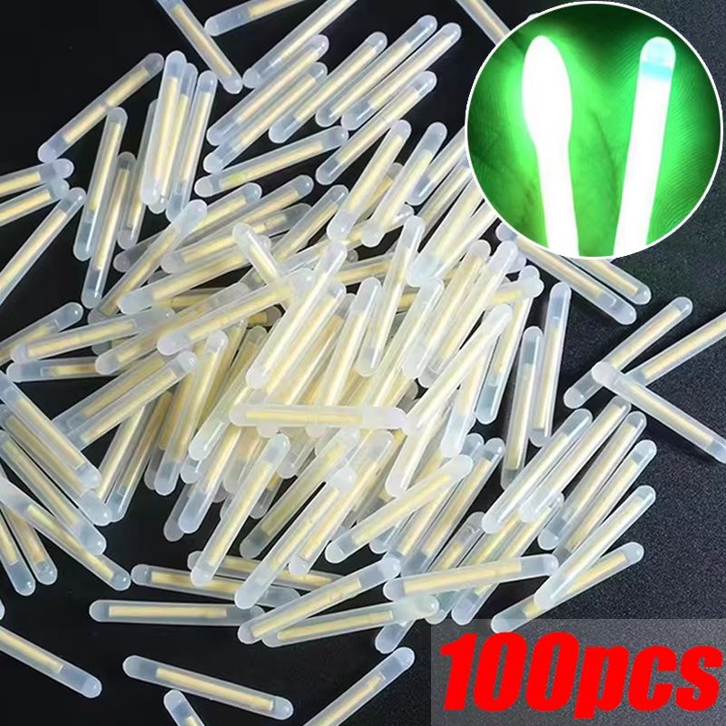 Firefly Fluorescent Fishing Rod Light 50/100PCS for Night Fishing