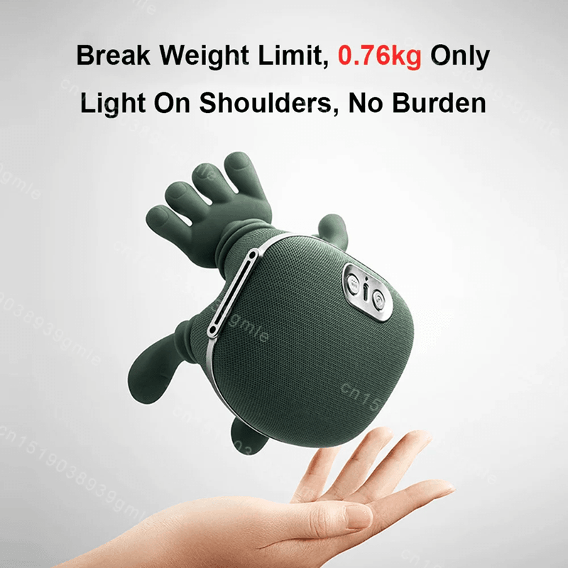TheraRelief Heated Shiatsu Neck and Shoulder Massager with Deep Tissue Kneading
