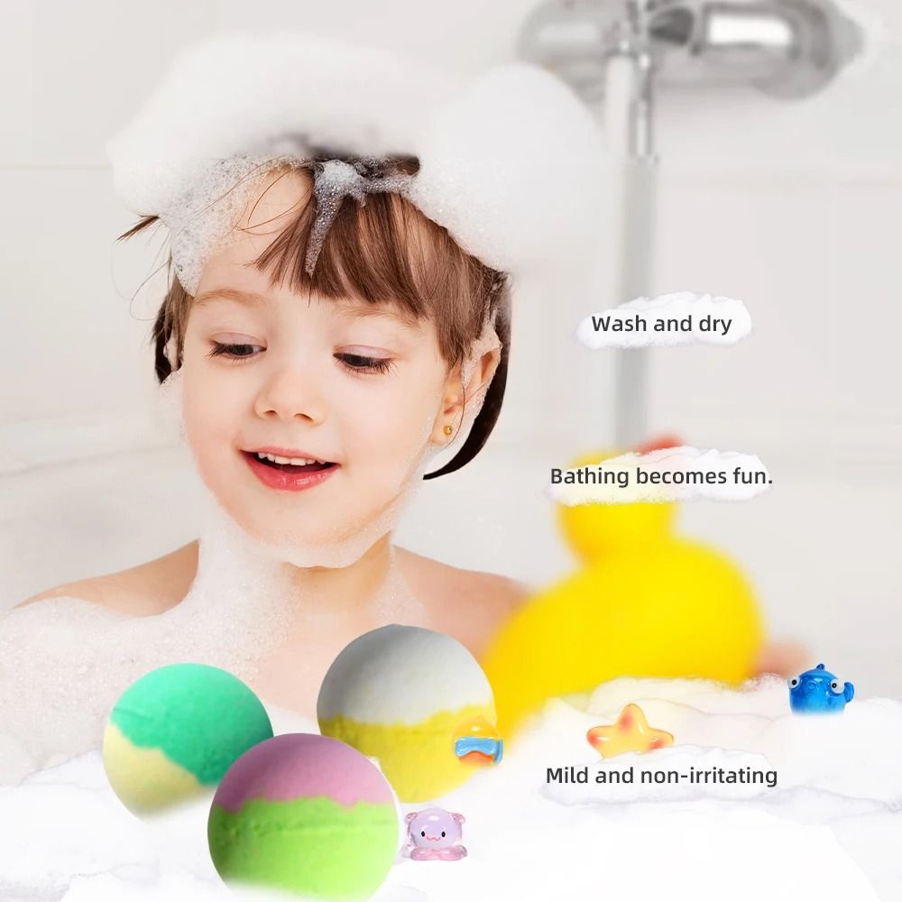 FizzFun Kids Bath Bombs with Surprise 24 Pack Gift Set