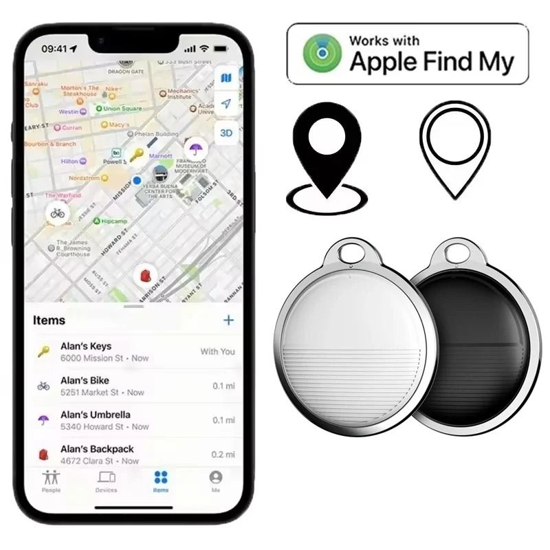 Mini Smart Bluetooth GPS Tracker and Anti lost Tag