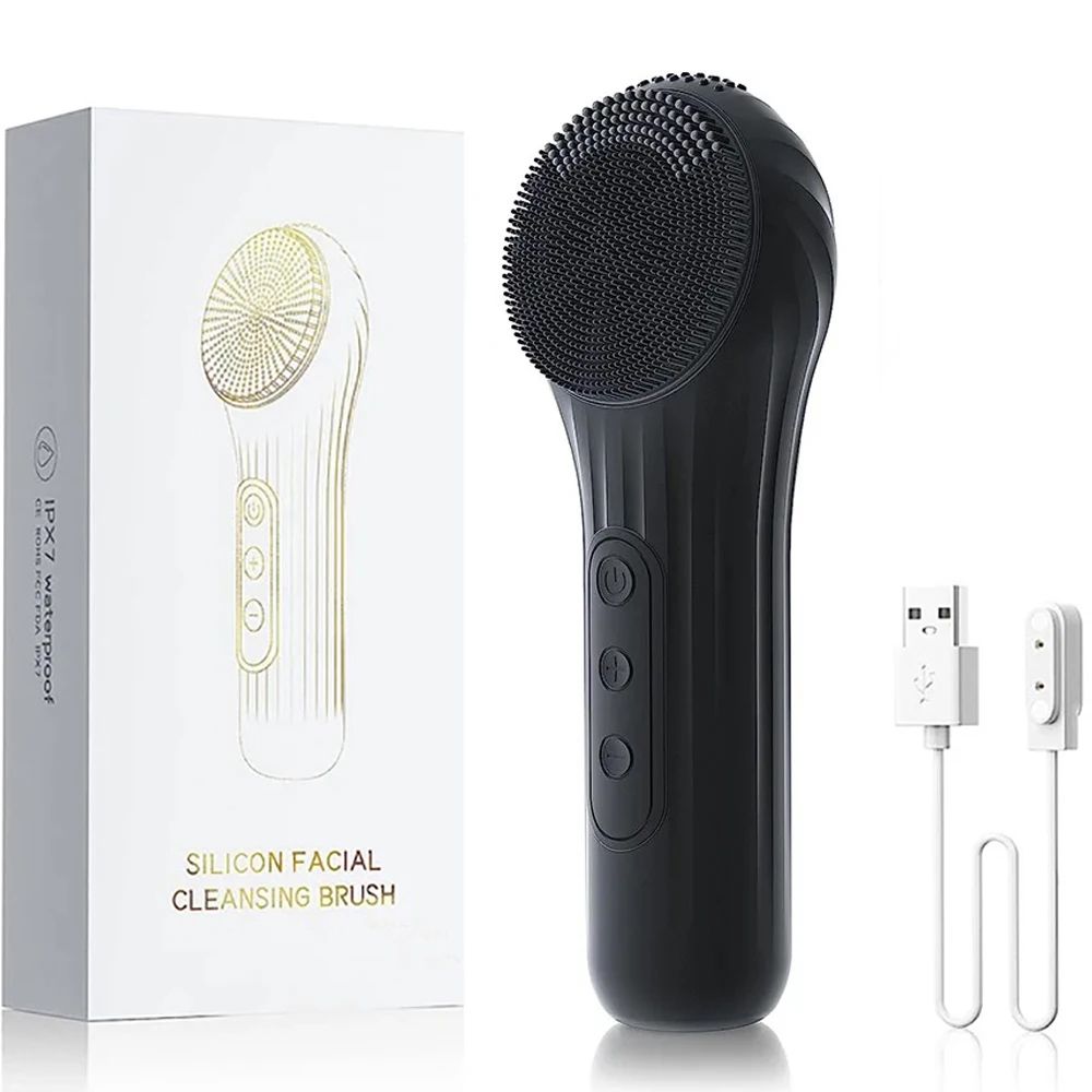 Sonic Waterproof Facial Cleansing Brush – Rechargeable Deep Clean Skin Care Tool