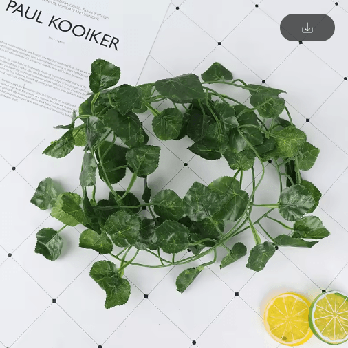 2.4M Artificial Ivy Vine Garland – Hanging Greenery Wall Decor for Home & Events