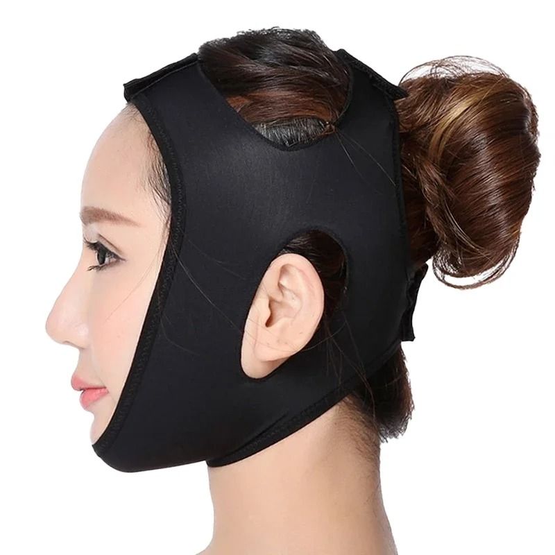 Breathable V Line Face Lift Bandage Chin Slimming Strap Jawline Shaper